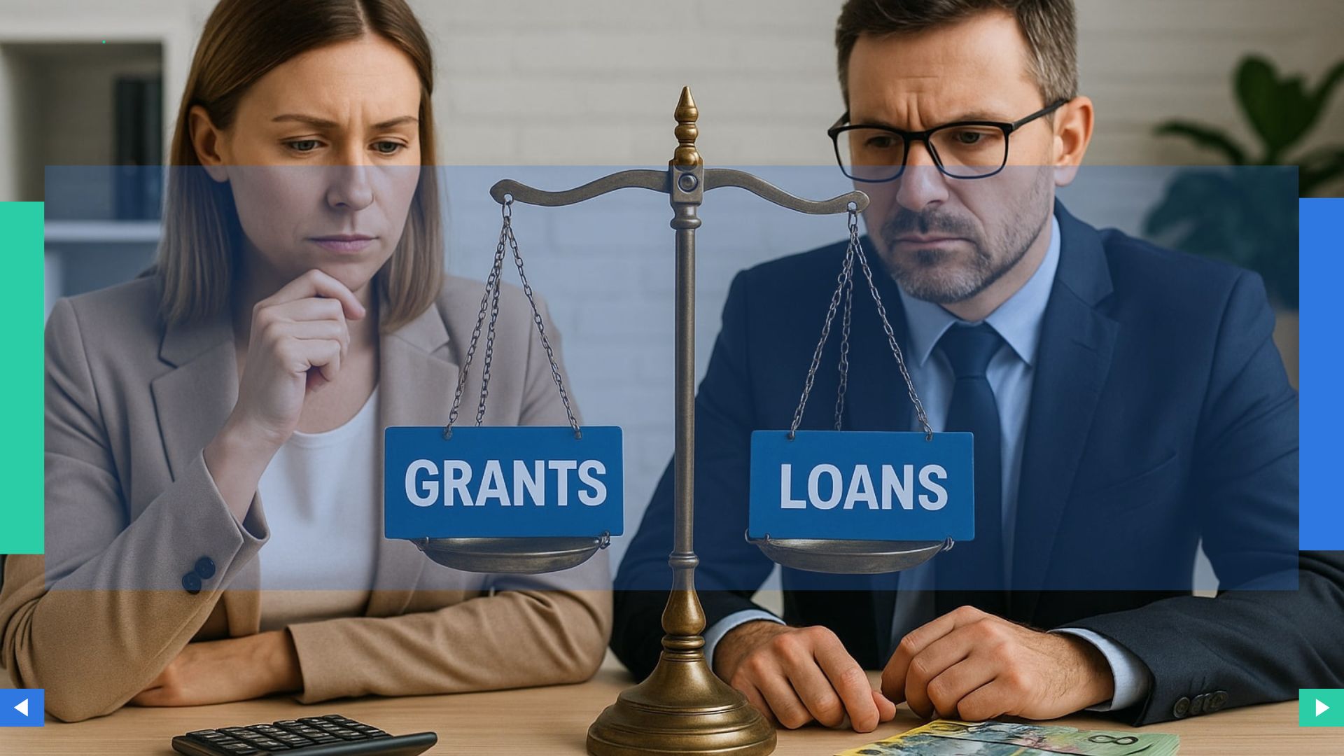 Grants vs. Business Loans at a Glance
