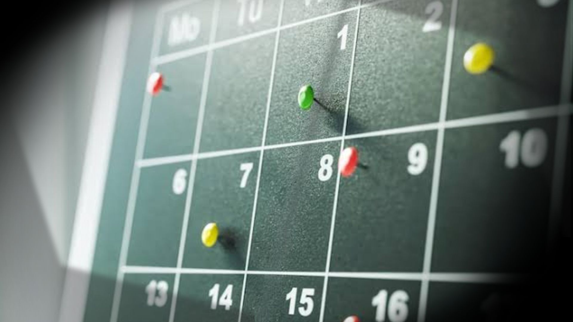 Key dates: read this first