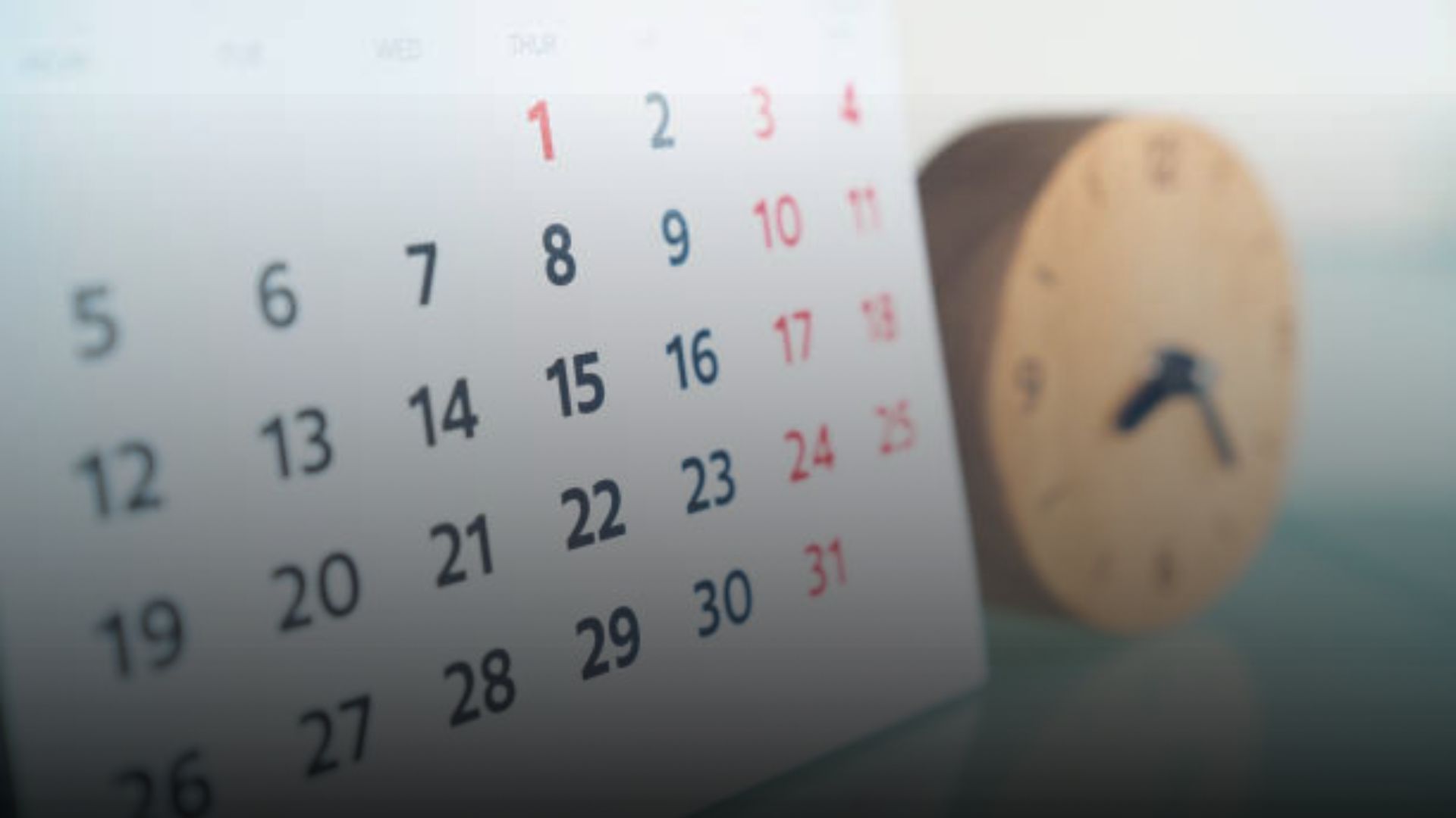 Key Dates and Deadlines
