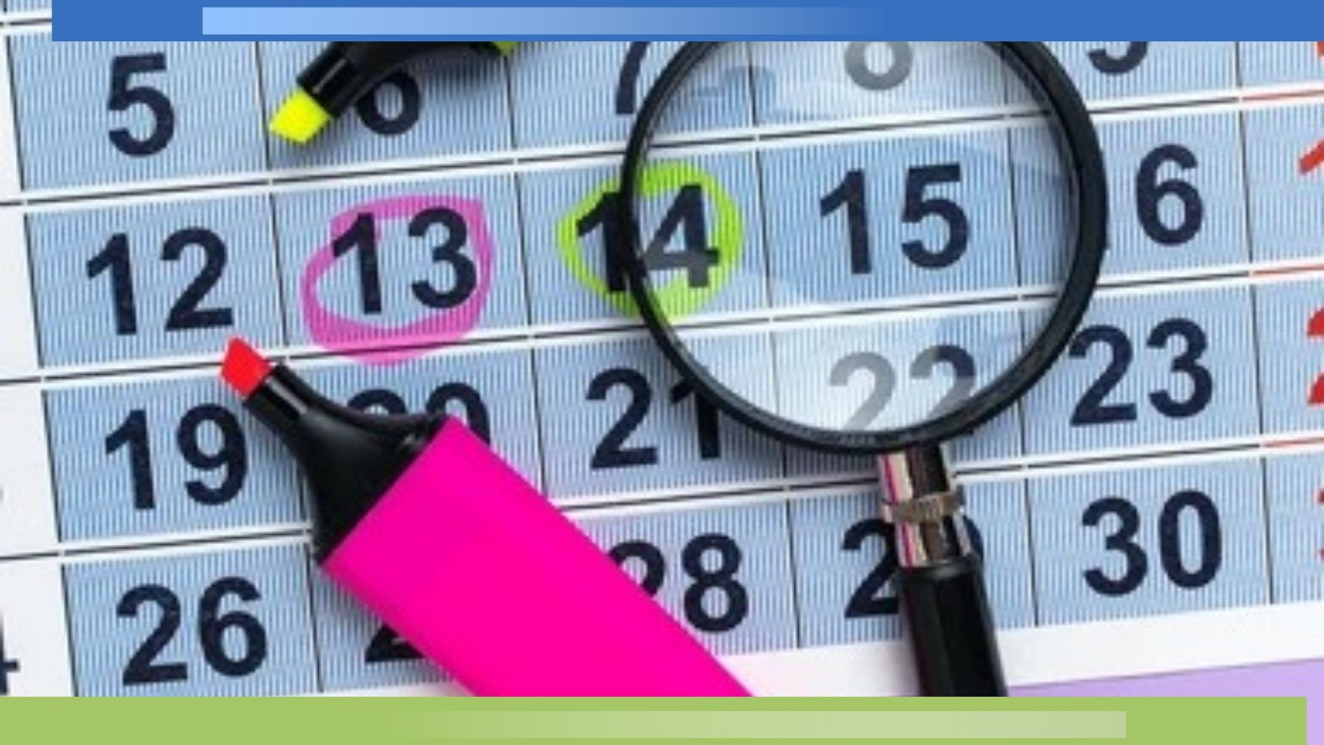 Key Dates and Deadlines
